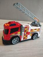Brandweerauto met licht en geluid - 27cm, Kinderen en Baby's, Speelgoed | Speelgoedvoertuigen, Ophalen of Verzenden, Zo goed als nieuw