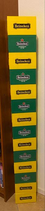 14 Heineken cd kratjes geel en groen, Cd's, Zo goed als nieuw, 150 discs of meer, Ophalen