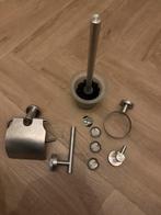 Toilet accessoires set RVS., Ophalen of Verzenden, Gebruikt, Overige typen