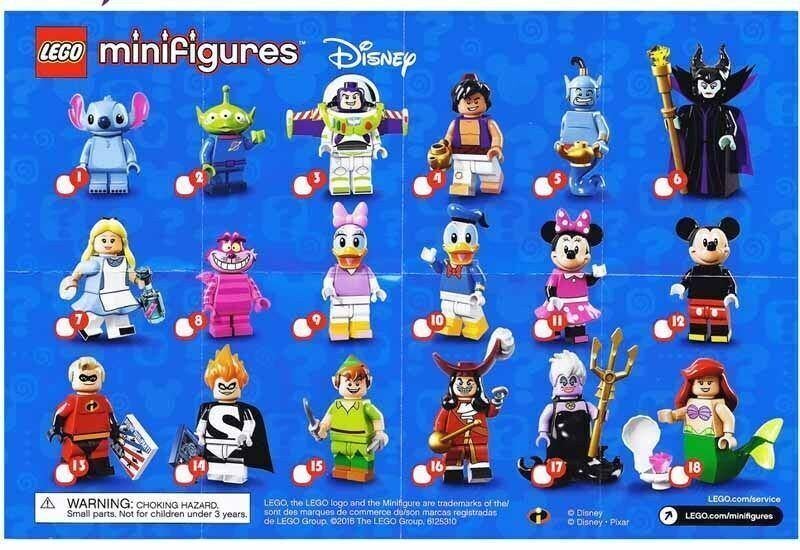 Lego minifigures Disney serie 1 - 71012, Kinderen en Baby's, Speelgoed | Duplo en Lego, Ophalen of Verzenden, Nieuw, Complete set