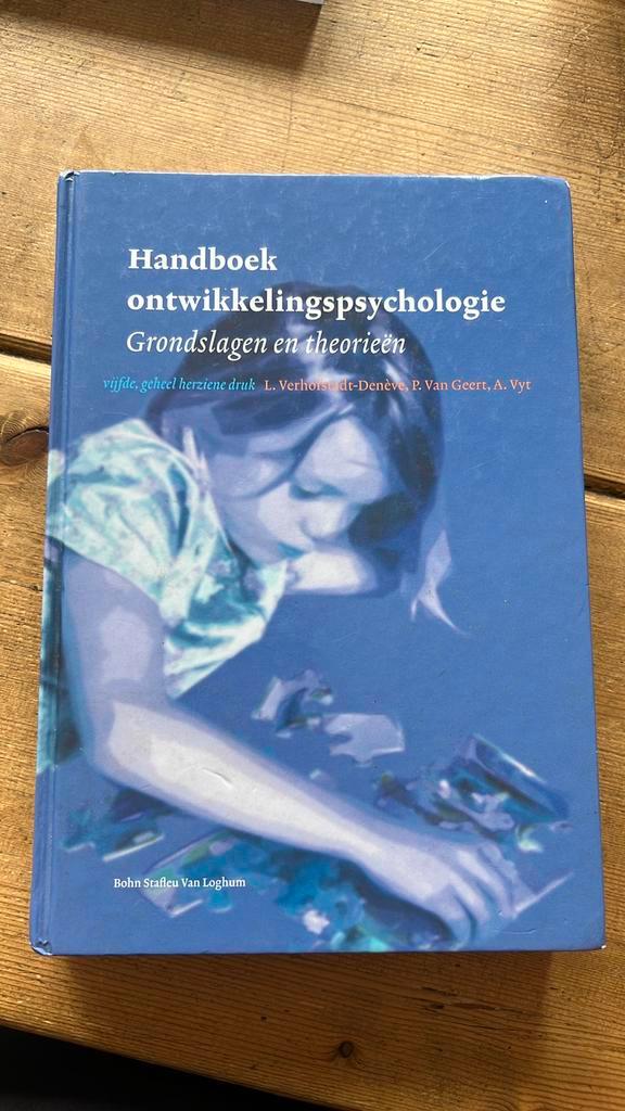 L. Verhofstadt-Deneve - Handboek ontwikkelingspsychologie, Boeken, Studieboeken en Cursussen, Zo goed als nieuw, Ophalen of Verzenden