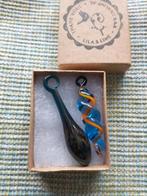 Glazen pegels 2 stuks glasblazers Biot Frankrijk, Antiek en Kunst, Ophalen of Verzenden