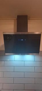 Schuine glazen afzuigkap kap 60 cm, Witgoed en Apparatuur, Afzuigkappen, Ophalen of Verzenden, 200 tot 400 m³ per uur