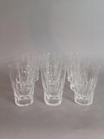 6 water glazen model Jivo Kristalunie Maastricht 1953, Antiek en Kunst, Antiek | Glas en Kristal, Ophalen of Verzenden
