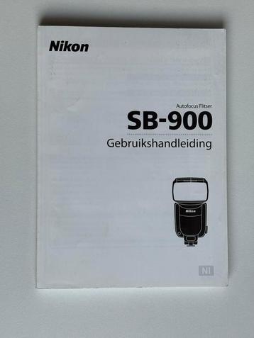 Nikon SB-900 Flitser Handleiding Nederlandstalig beschikbaar voor biedingen
