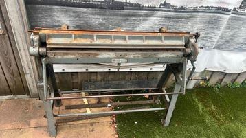 Jörg Zetbank 1020mm – Handmatige Plaatbuigmachine beschikbaar voor biedingen