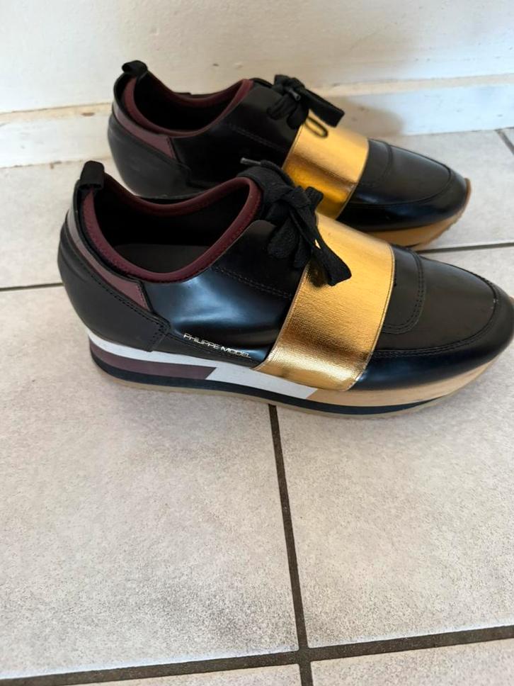 Philippe Model sneakers maat 38, Kleding | Dames, Schoenen, Zo goed als nieuw, Sneakers of Gympen, Zwart, Ophalen of Verzenden