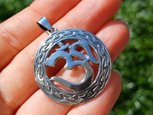Vanoli - 925 zilver kettinghanger OHM teken symbool, Sieraden, Tassen en Uiterlijk, Kettinghangers, Nieuw, Zilver, Zilver, Kruis of Symbool