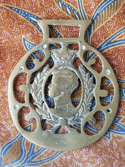 Zeldzaam antiek portret kleppermannetje uit Engeland 9,7 cm., Antiek en Kunst, Antiek | Koper en Brons, Koper, Ophalen of Verzenden