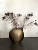 Gouden vaas Light & Living, Huis en Inrichting, Ophalen, Kunststof, Gebruikt, Overige kleuren
