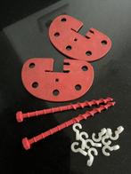 Ankerplaten luifel 2 stuks met Peggy Peg N schroefharingen, Ophalen of Verzenden, Zo goed als nieuw