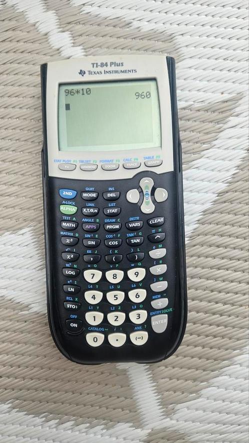 ti-84 plus rekenmachine – texas instruments, Diversen, Rekenmachines, Zo goed als nieuw, Ophalen of Verzenden