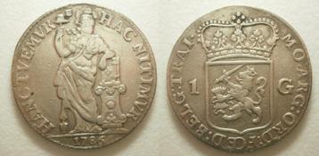 Utrecht 1 gulden zilver 1786 - R- Zeldzaam beschikbaar voor biedingen