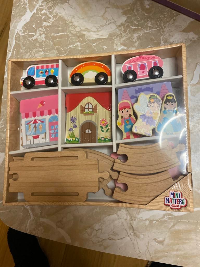 Mini Matters Houten Autobaan - Speelplezier!, Kinderen en Baby's, Speelgoed | Houten speelgoed, Ophalen of Verzenden, Zo goed als nieuw