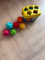 Fisher price blocks + Infantino sensory ball set, Ophalen of Verzenden, Zo goed als nieuw, Speelset