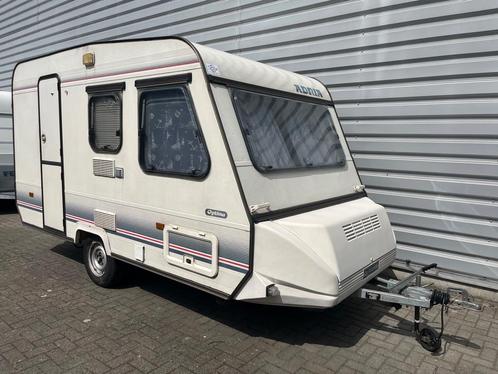 Adria Optima 420, Caravans en Kamperen, Caravans, Bedrijf, tot en met 3, 500 - 750 kg, Adria, Kachel, Koelkast, Luifel, Omvormer of Lader