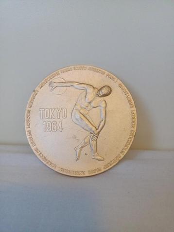 Grote medaille Tokyo 1964 Olympische spelen Zeldzaam beschikbaar voor biedingen