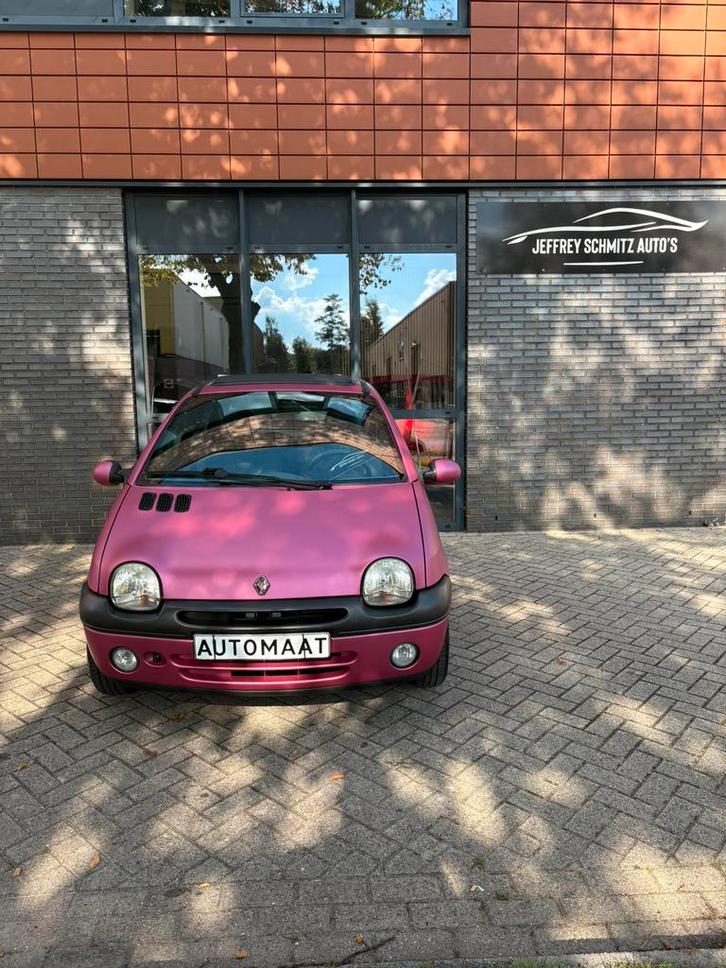 Renault Twingo Mat Roze Uniek!!! 1.2 55KW AUT E3 2005 Blauw, Auto's, Renault, Bedrijf, Twingo, ABS, Airbags, Bluetooth, Centrale vergrendeling