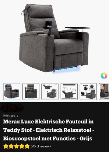 Electriche relax bioscoop fauteuil. 100 euro beschikbaar voor biedingen