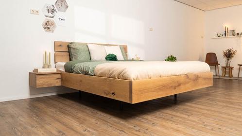 Zwevend bed Willow, Huis en Inrichting, Slaapkamer | Bedden, Nieuw, Tweepersoons, 180 cm, 200 cm, Hout, Verzenden