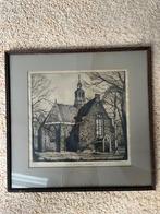 Ets Jan Poortenaar, Antiek en Kunst, Kunst | Tekeningen en Foto's, Ophalen of Verzenden