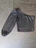 Off shoulder glittertop maat S, Ophalen of Verzenden, Zo goed als nieuw, Korte mouw