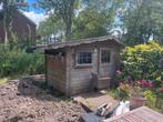Gratis Houten tuinhuisje, Tuin en Terras, Tuinhuizen, Hout, Ophalen, Minder dan 250 cm, 200 tot 400 cm