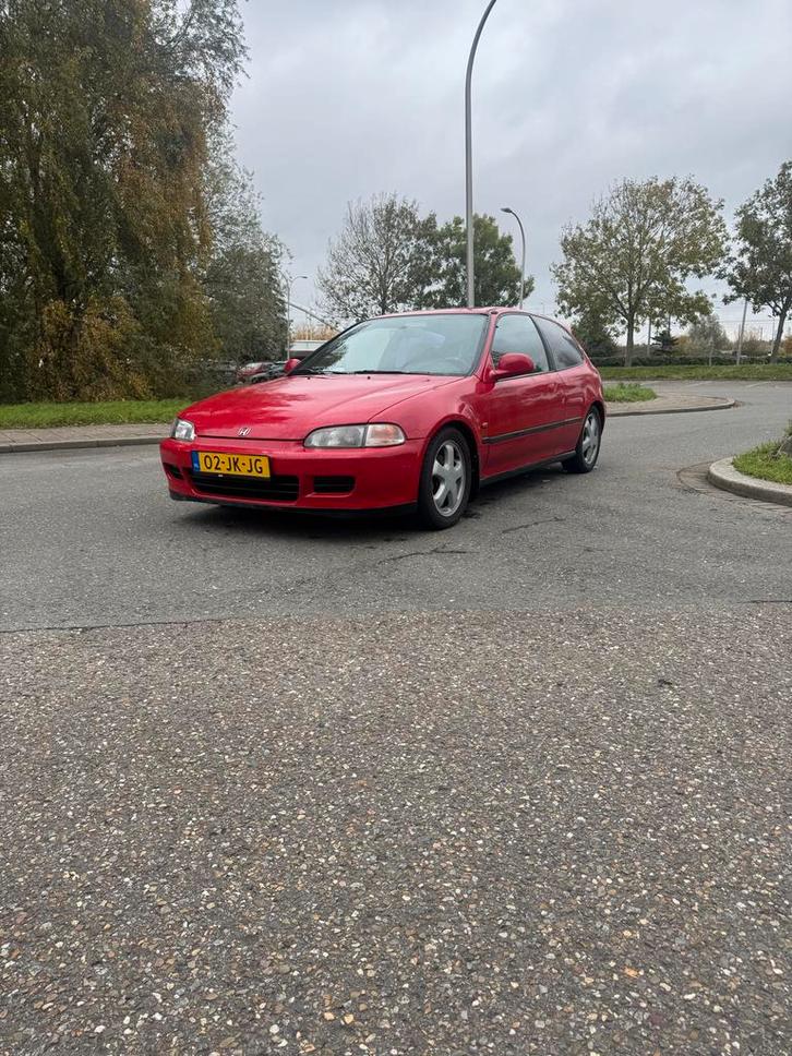 Honda Civic 1.6 I VTI 1992 Rood, Auto's, Honda, Particulier, Civic, Benzine, Hatchback, Handgeschakeld, Geïmporteerd, Rood, Voorwielaandrijving