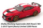 Shelby Mustang Supersnake 2025 Rood / Wit 1-18 GT Spirit (Re, Overige merken, Tschuiten@hotmail.com, Auto, Frankrijk