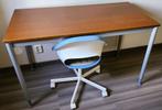 Stevige bureau set met stoel – praktisch en netjes, Ophalen, In hoogte verstelbaar, Gebruikt, Bureau