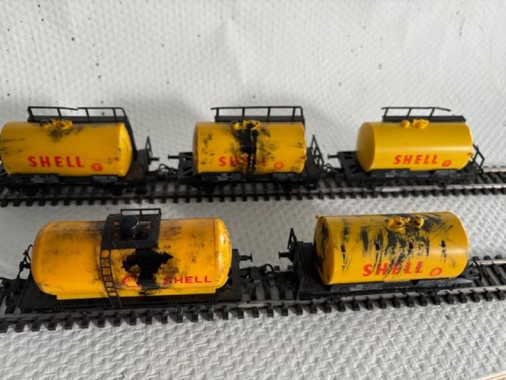 Shell wagons Märklin, Hobby en Vrije tijd, Modeltreinen | H0, Gebruikt, Wagon, Wisselstroom, Märklin, Ophalen