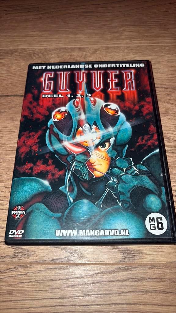 Guyver anime deel 1, 2 en 3 van het Manga A-film label., Cd's en Dvd's, Dvd's | Tv en Series, Zo goed als nieuw, Actie en Avontuur
