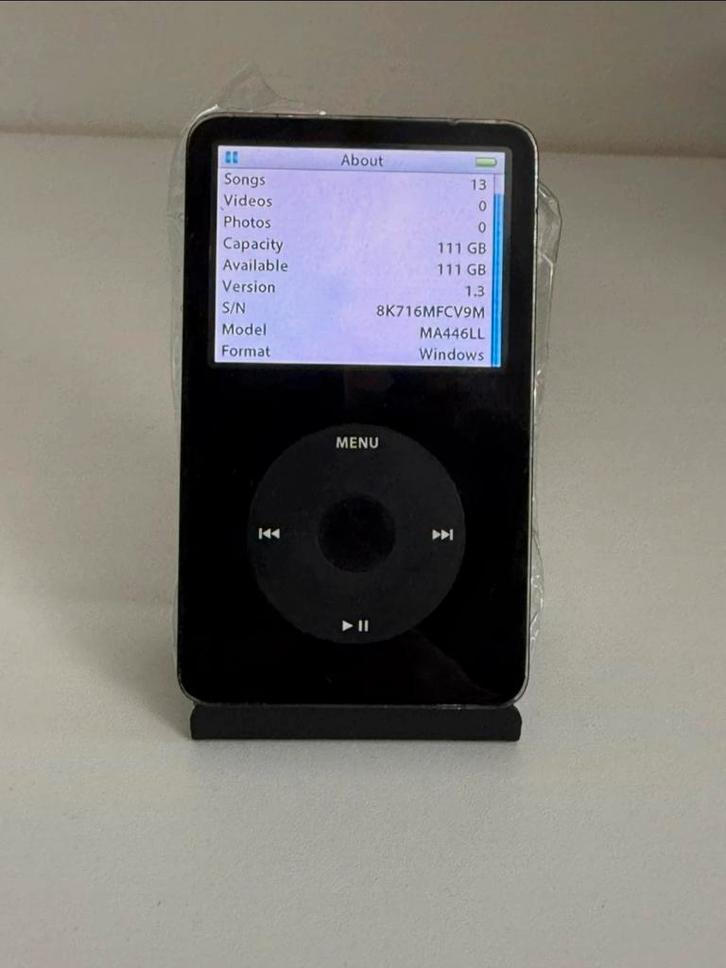 iPod Classic 5.5 Gen - 128GB SSD, Nieuwe Batterij 2000 mah, Audio, Tv en Foto, Mp3-spelers | Apple iPod, Zo goed als nieuw, Classic