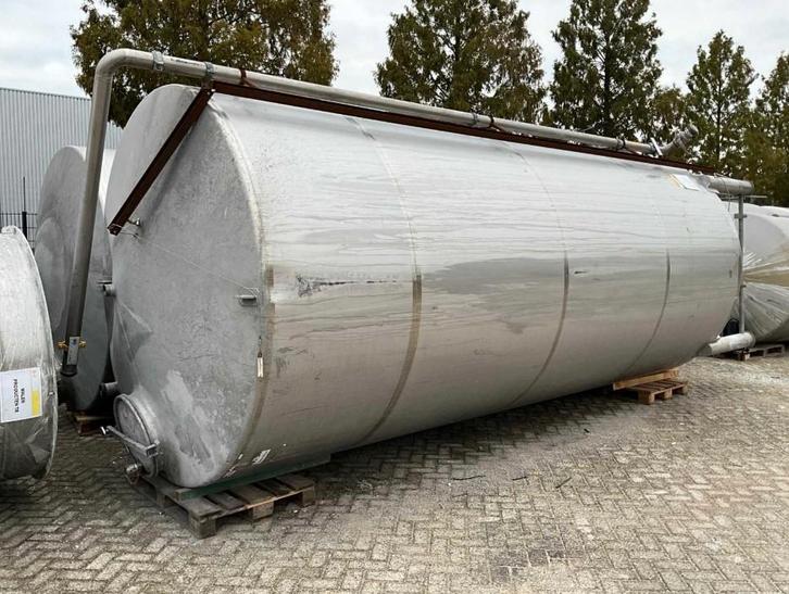 RVS Opslagtank / Procestank – ca. 27 m³, Doe-het-zelf en Verbouw, Metalen, Gebruikt, Overige metalen, Ophalen