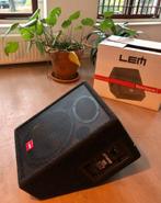 LEM H200AM actieve luidspreker - topstaat met doos en kabels, Zo goed als nieuw, 120 watt of meer, Front, Rear of Stereo speakers