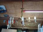Vintage Kroonluchter, Ophalen, Gebruikt, Glas, Vintage