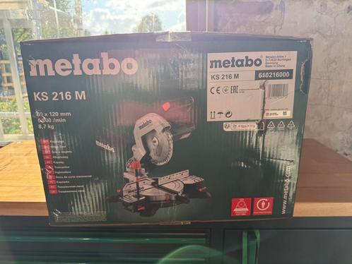 Metabo KS 216 M Afkortzaag - Nieuw in doos, Doe-het-zelf en Verbouw, Gereedschap | Zaagmachines, Nieuw, Afkortzaag, Verzenden