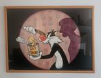 Tweety & Sylvester Poster - Ingelijst - Oplage 1000, Ophalen of Verzenden, Overige typen