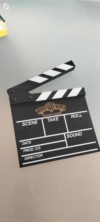 Mooie filmopname take bordje Warner bros movieworld beschikbaar voor biedingen