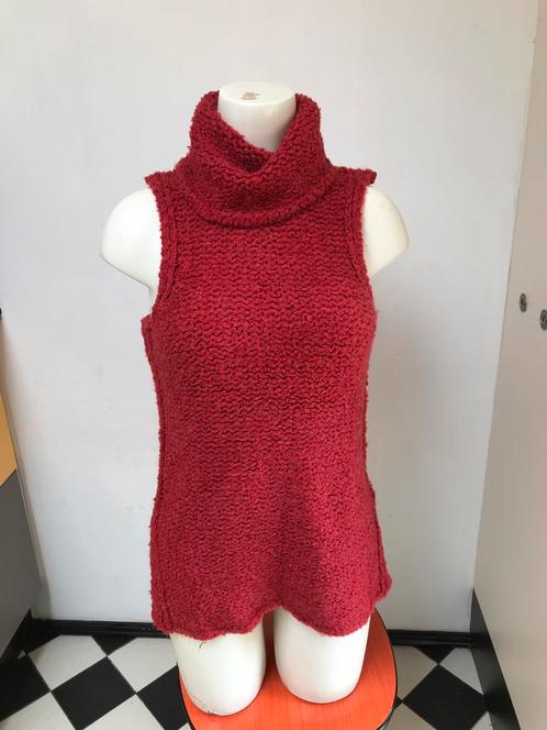Dannii minogue rozerood mouwloos coltruitje 38/40/42, Kleding | Dames, Truien en Vesten, Zo goed als nieuw, Maat 38/40 (M), Ophalen of Verzenden