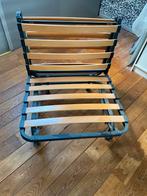 Uitklapbaar logeerbed, Huis en Inrichting, Slaapkamer | Slaapbanken, Ophalen, Eenpersoons, 190 cm of minder, Zo goed als nieuw