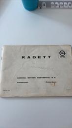 Handleiding Opel Kadett 1973, Ophalen of Verzenden