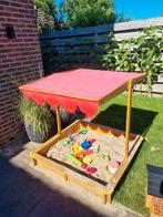 Zandbak met zonnescherm/dak, Kinderen en Baby's, Speelgoed | Buiten | Zandbakken, Ophalen, Gebruikt