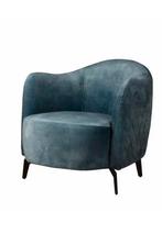 Nieuwe Tower living Z.g.a.n fauteuil Bondo blauw petrol, Ophalen, Nieuw