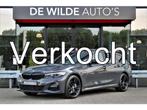 BMW 3 Serie Touring 330e M-sport 292pk Dravitgrijs Pano Harm, 1998 cc, Achterwielaandrijving, Gebruikt, Zwart