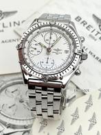 Breitling Chronomat A13050 Wit 1998 Papieren, Breitling Etui, Staal, Staal, Breitling, Polshorloge