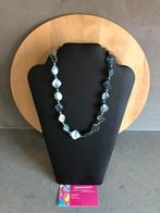 Nieuw! Antraciet kleurige schelpenketting, Ophalen of Verzenden, Nieuw, Zwart, Verstelbaar