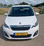 Peugeot 108 1.0 12V E-vti 51KW 5DR 2016 Wit, Auto's, Peugeot, Voorwielaandrijving, Stof, Zwart, 4 stoelen