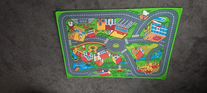 Speelkleed Stad - Kinderen - Auto's - autospeelkleed, Kinderen en Baby's, Speelgoed | Speelkleden, Zo goed als nieuw, Ophalen of Verzenden