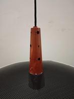 Vintage space age Louis Kalff Philips hanglamp, Gebruikt, Vintage, Ophalen of Verzenden, Metaal